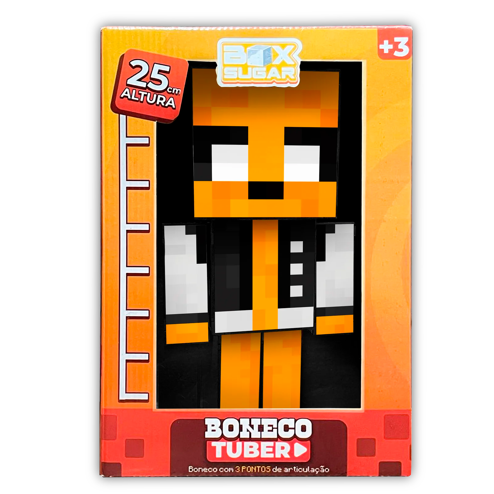 Boneco Jakinho dentro da caixa